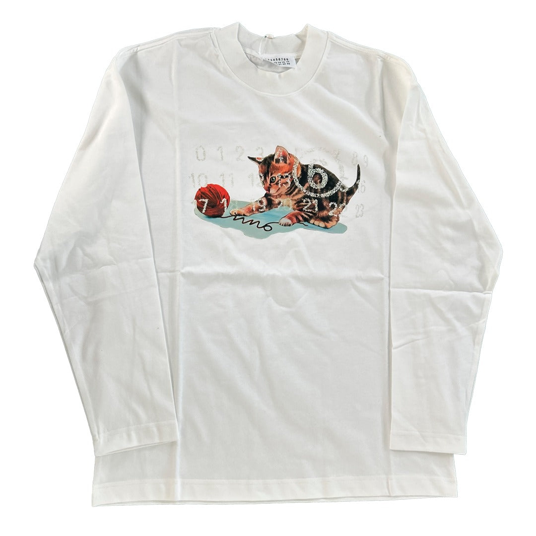 Maison Margiela Cat White Longsleeve