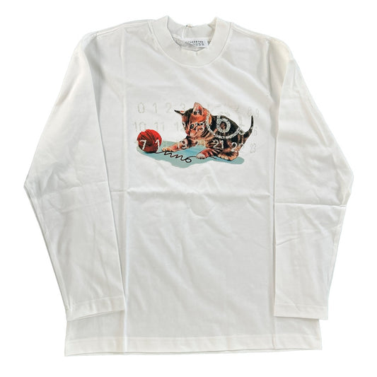 Maison Margiela Gato Blanco Manga Larga