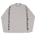 Vetements Grey Goth Longsleeve