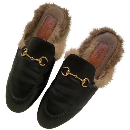 Mocasines Gucci de piel y pelo OG